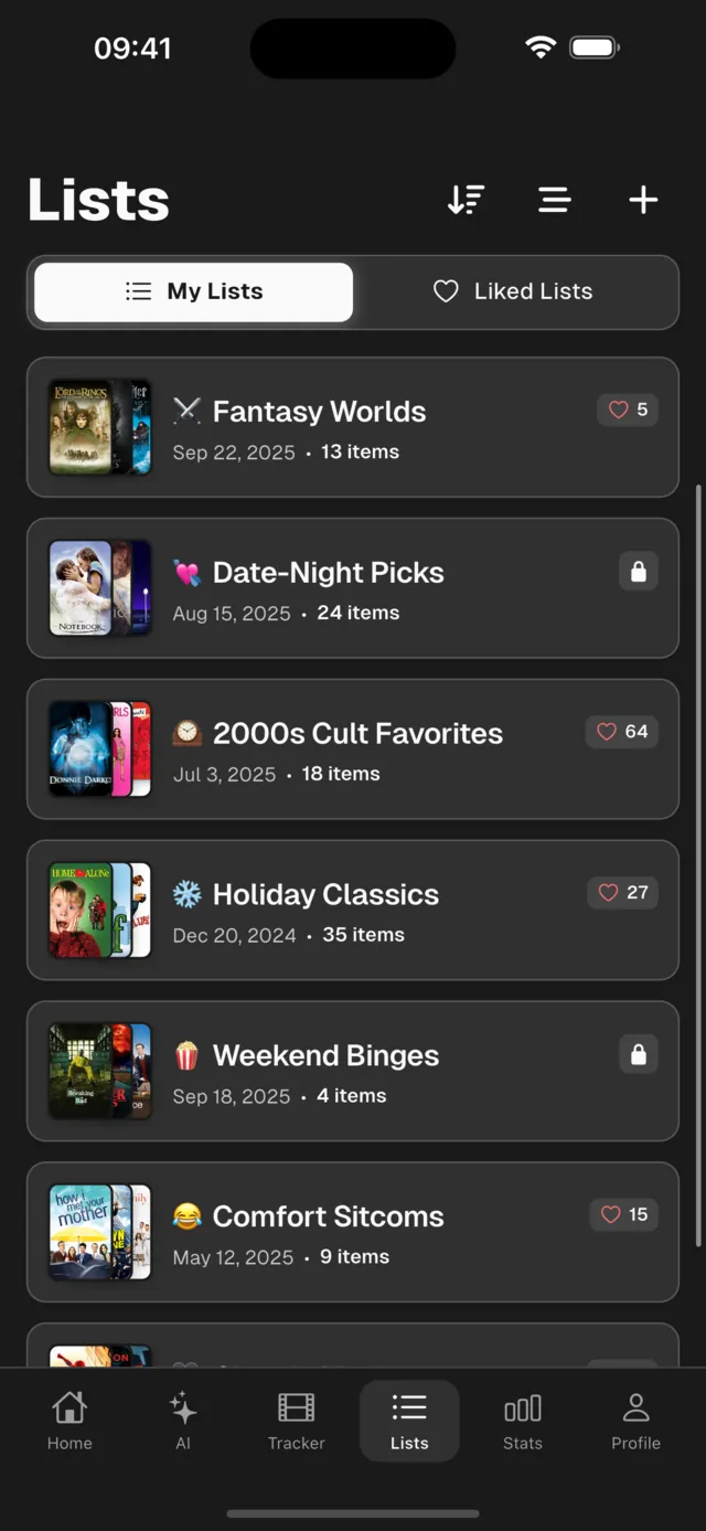 Build lists your way.