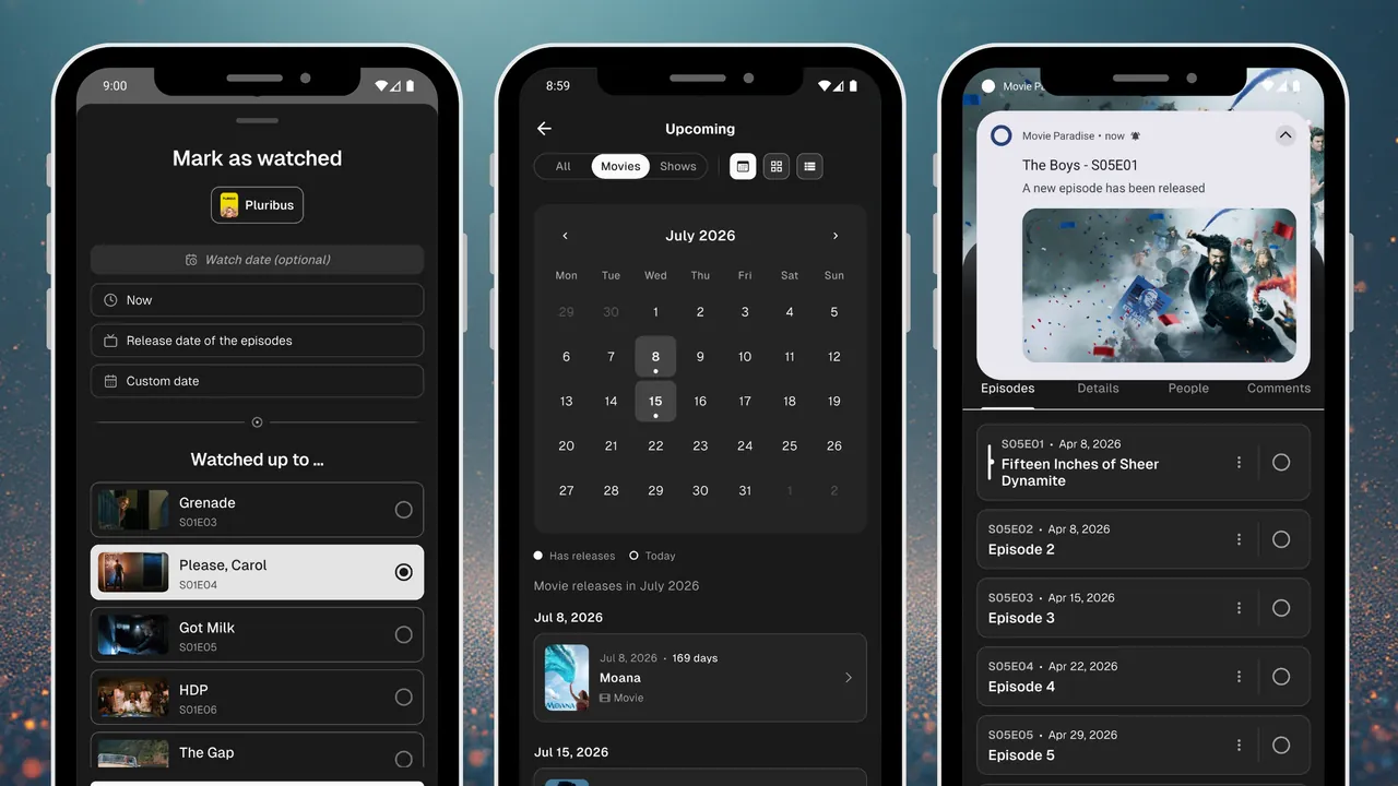 Version 2.0.0 adds a full Calendar view, powerful Watch Alerts, smarter lists, and a refreshed UI across the app.